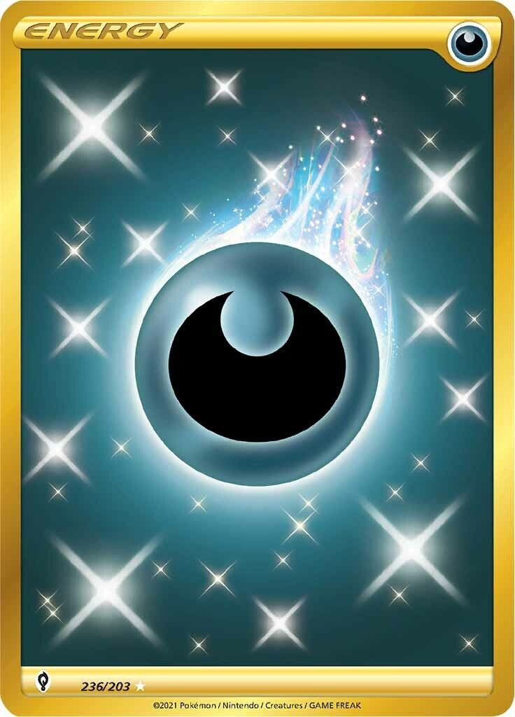 Image for Darkness Energy (Secret) (SWSH07: Evolving Skies) (236/203) - Pokemon