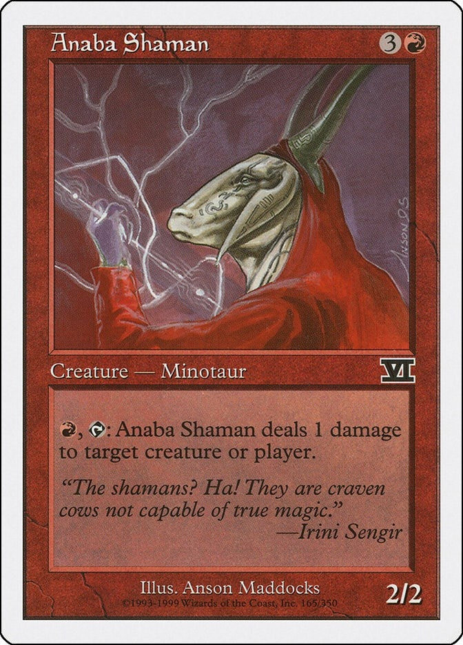 Image for Anaba Shaman (Classic Sixth Edition) (165) - Magic: The Gathering