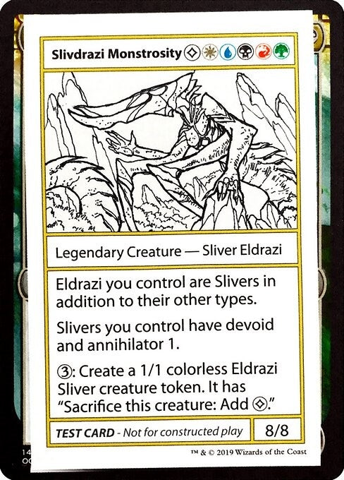 Image for Slivdrazi Monstrosity (No PW Symbol) (Mystery Booster: Convention Edition Exclusives) - Magic: The Gathering