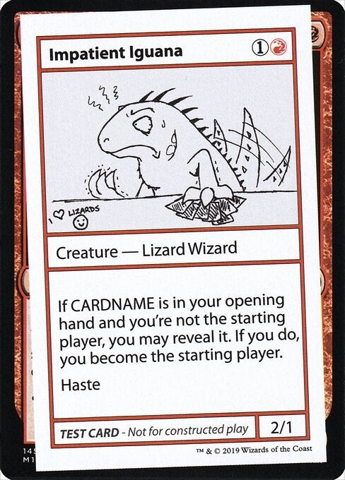 Image for Impatient Iguana (No PW Symbol) (Mystery Booster: Convention Edition Exclusives) - Magic: The Gathering