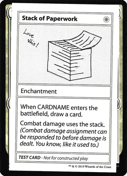 Image for Stack of Paperwork (No PW Symbol) (Mystery Booster: Convention Edition Exclusives) - Magic: The Gathering
