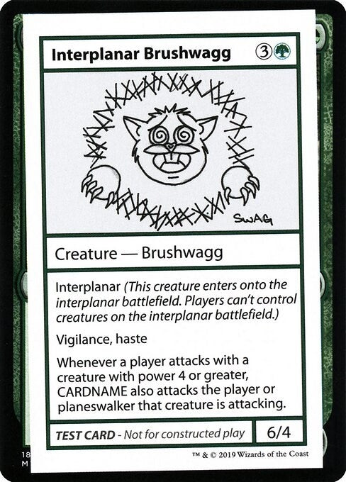 Image for Interplanar Brushwagg (No PW Symbol) (Mystery Booster: Convention Edition Exclusives) - Magic: The Gathering
