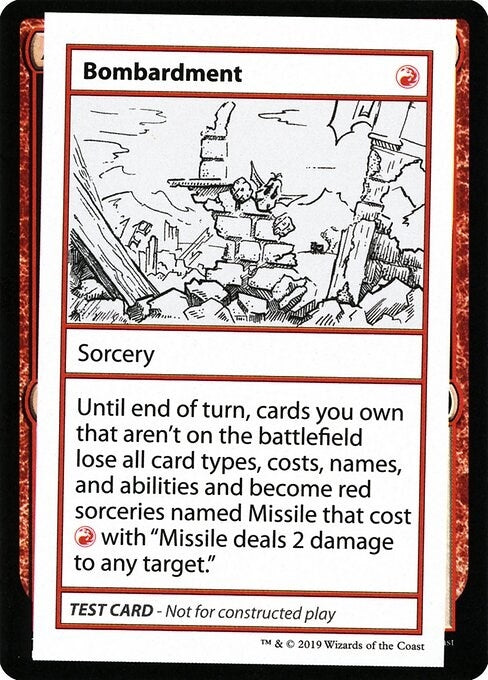 Image for Bombardment (No PW Symbol) (Mystery Booster: Convention Edition Exclusives) - Magic: The Gathering