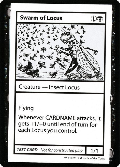 Image for Swarm of Locus (No PW Symbol) (Mystery Booster: Convention Edition Exclusives) - Magic: The Gathering
