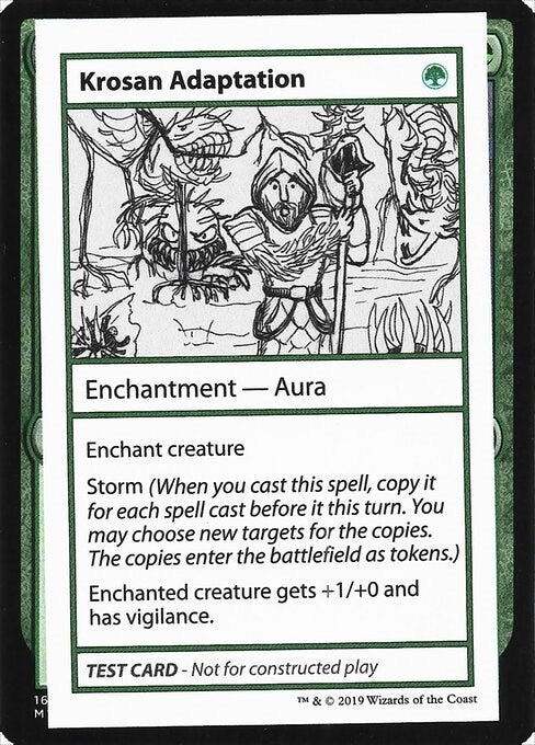 Image for Krosan Adaptation (No PW Symbol) (Mystery Booster: Convention Edition Exclusives) - Magic: The Gathering
