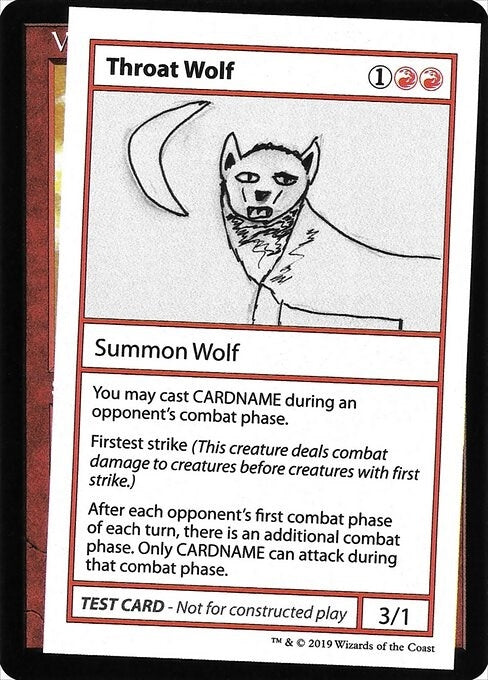 Image for Throat Wolf (No PW Symbol) (Mystery Booster: Convention Edition Exclusives) - Magic: The Gathering