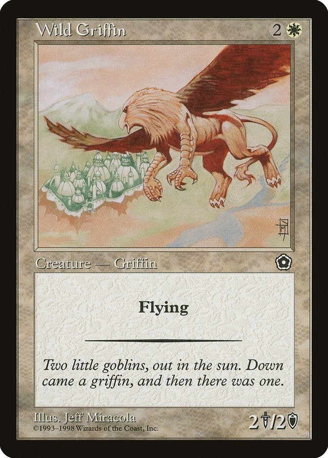 Image for Wild Griffin (Portal Second Age) - Magic: The Gathering