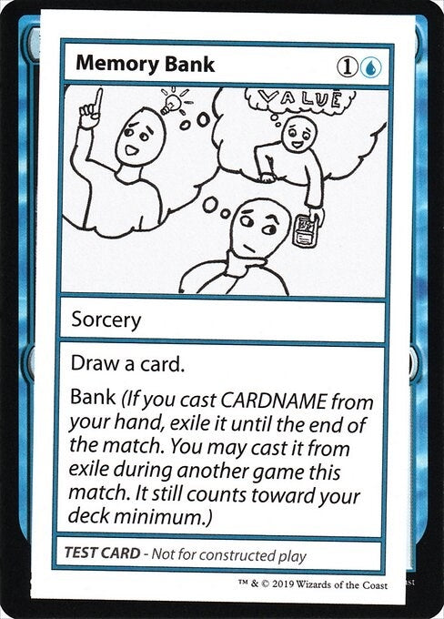 Image for Memory Bank (No PW Symbol) (Mystery Booster: Convention Edition Exclusives) - Magic: The Gathering