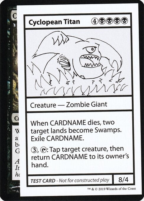 Image for Cyclopean Titan (No PW Symbol) (Mystery Booster: Convention Edition Exclusives) - Magic: The Gathering