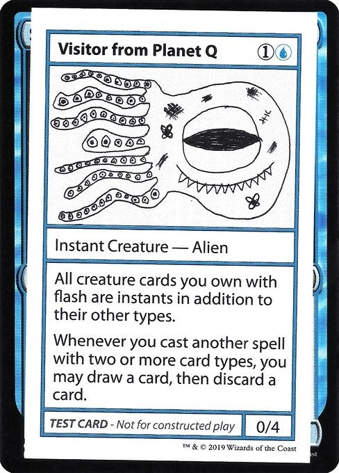 Image for Visitor from Planet Q (No PW Symbol) (Mystery Booster: Convention Edition Exclusives) - Magic: The Gathering