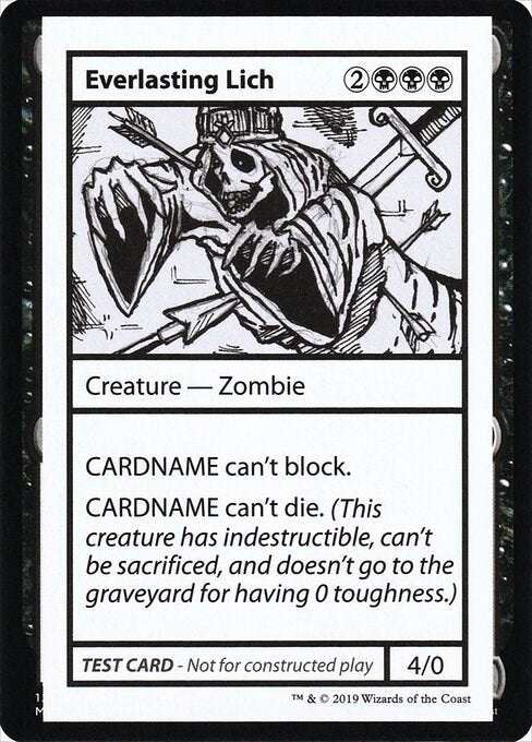Image for Everlasting Lich (No PW Symbol) (Mystery Booster: Convention Edition Exclusives) - Magic: The Gathering