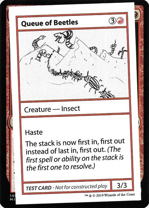 Image for Queue of Beetles (No PW Symbol) (Mystery Booster: Convention Edition Exclusives) - Magic: The Gathering