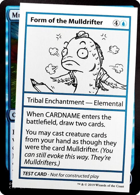 Image for Form of the Mulldrifter (No PW Symbol) (Mystery Booster: Convention Edition Exclusives) - Magic: The Gathering