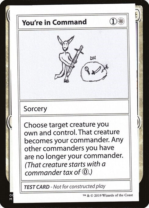 Image for You're In Command (No PW Symbol) (Mystery Booster: Convention Edition Exclusives) - Magic: The Gathering
