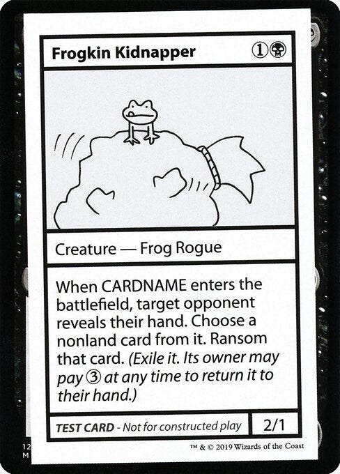 Image for Frogkin Kidnapper (No PW Symbol) (Mystery Booster: Convention Edition Exclusives) - Magic: The Gathering