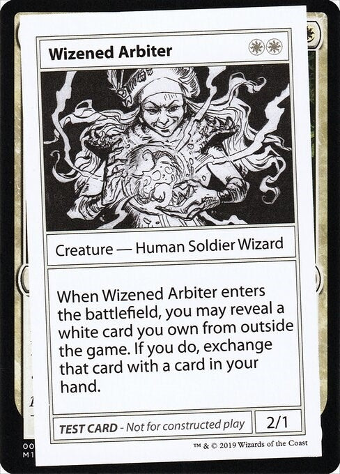 Image for Wizened Arbiter (No PW Symbol) (Mystery Booster: Convention Edition Exclusives) - Magic: The Gathering
