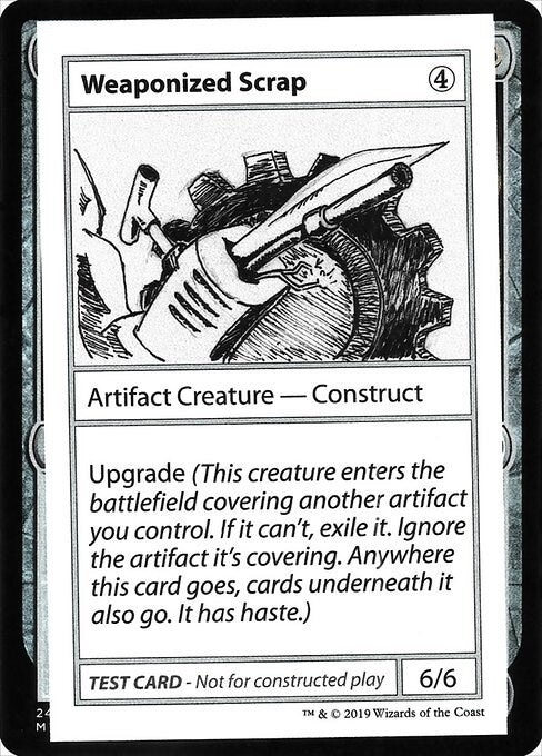 Image for Weaponized Scrap (No PW Symbol) (Mystery Booster: Convention Edition Exclusives) - Magic: The Gathering