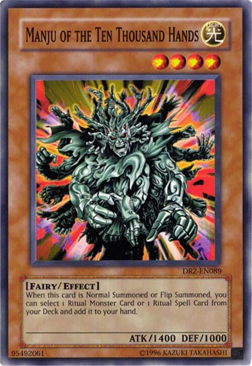 Image for Manju of the Ten Thousand Hands (Dark Revelation Volume 2) (DR2-EN089) - YuGiOh