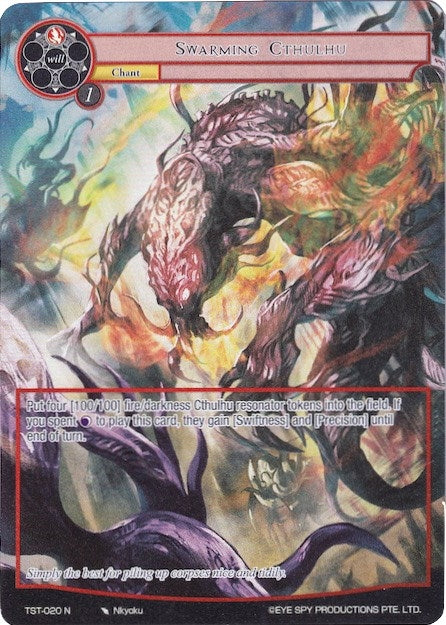 Image for Swarming Cthulhu (Full Art) (The Seventh) (TST-020) - Force of Will