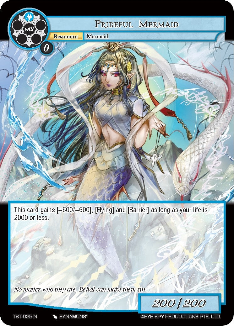 Image for Prideful Mermaid (The Seventh) (TST-029) - Force of Will