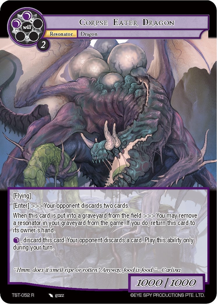 Image for Corpse Eater Dragon (The Seventh) (TST-052) - Force of Will