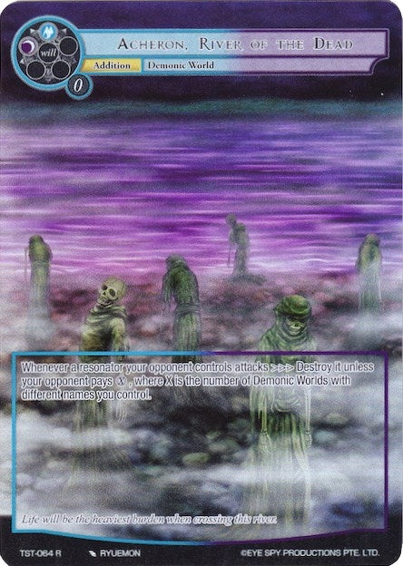 Image for Acheron, River of The Dead (Full Art) (The Seventh) (TST-064) - Force of Will