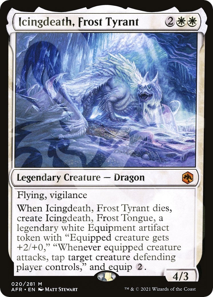 Image for Icingdeath, Frost Tyrant (AFR Ampersand Promos) (20) - Magic: The Gathering
