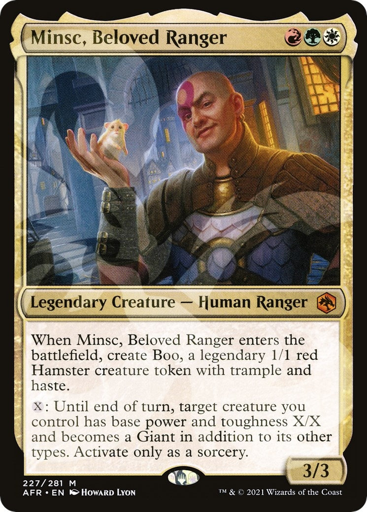 Image for Minsc, Beloved Ranger (AFR Ampersand Promos) (227) - Magic: The Gathering