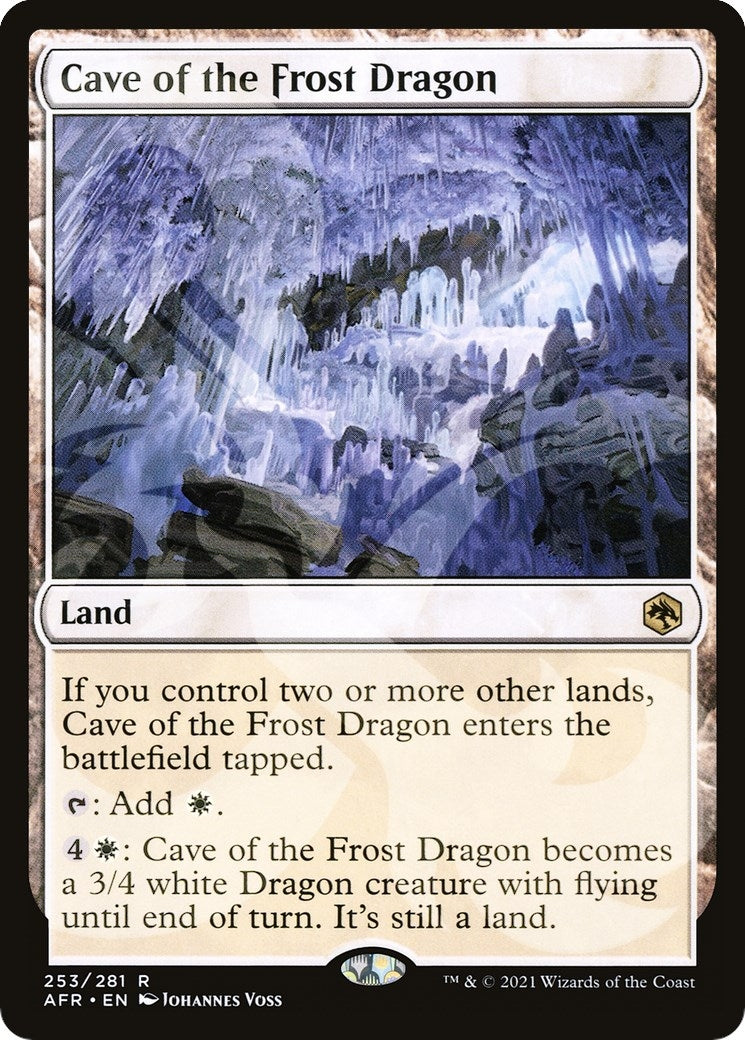 Image for Cave of the Frost Dragon (AFR Ampersand Promos) (253) - Magic: The Gathering