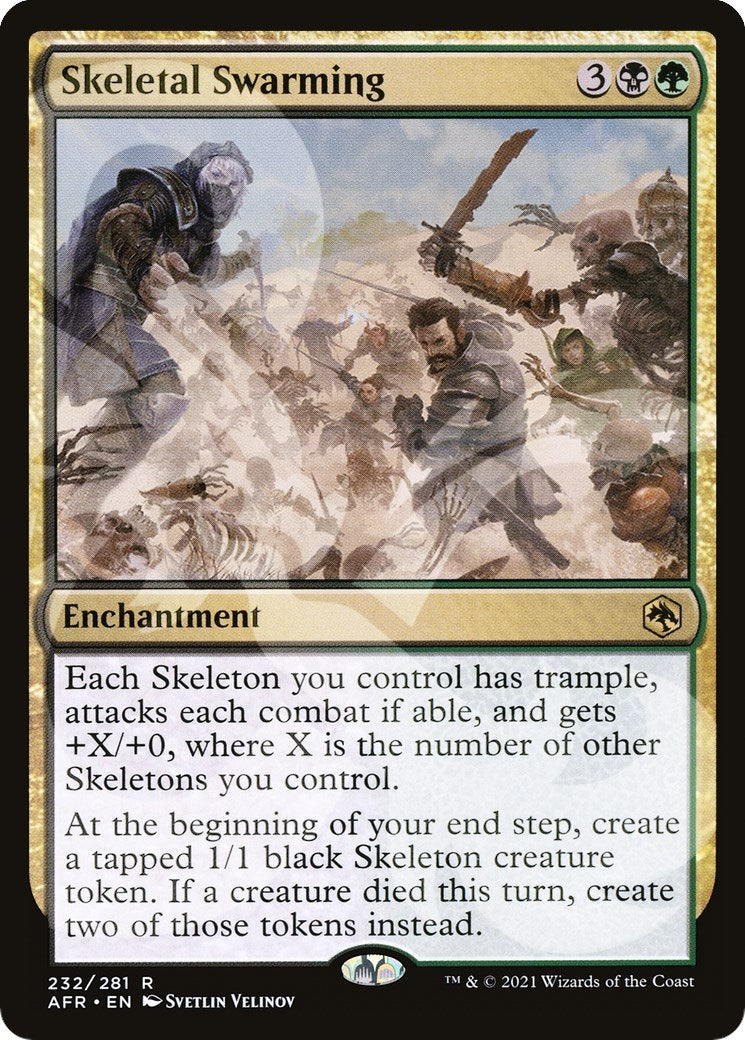 Image for Skeletal Swarming (AFR Ampersand Promos) (232) - Magic: The Gathering
