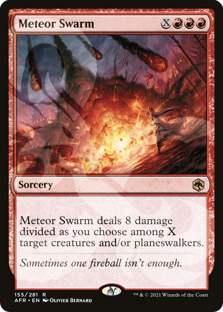 Image for Meteor Swarm (AFR Ampersand Promos) (155) - Magic: The Gathering