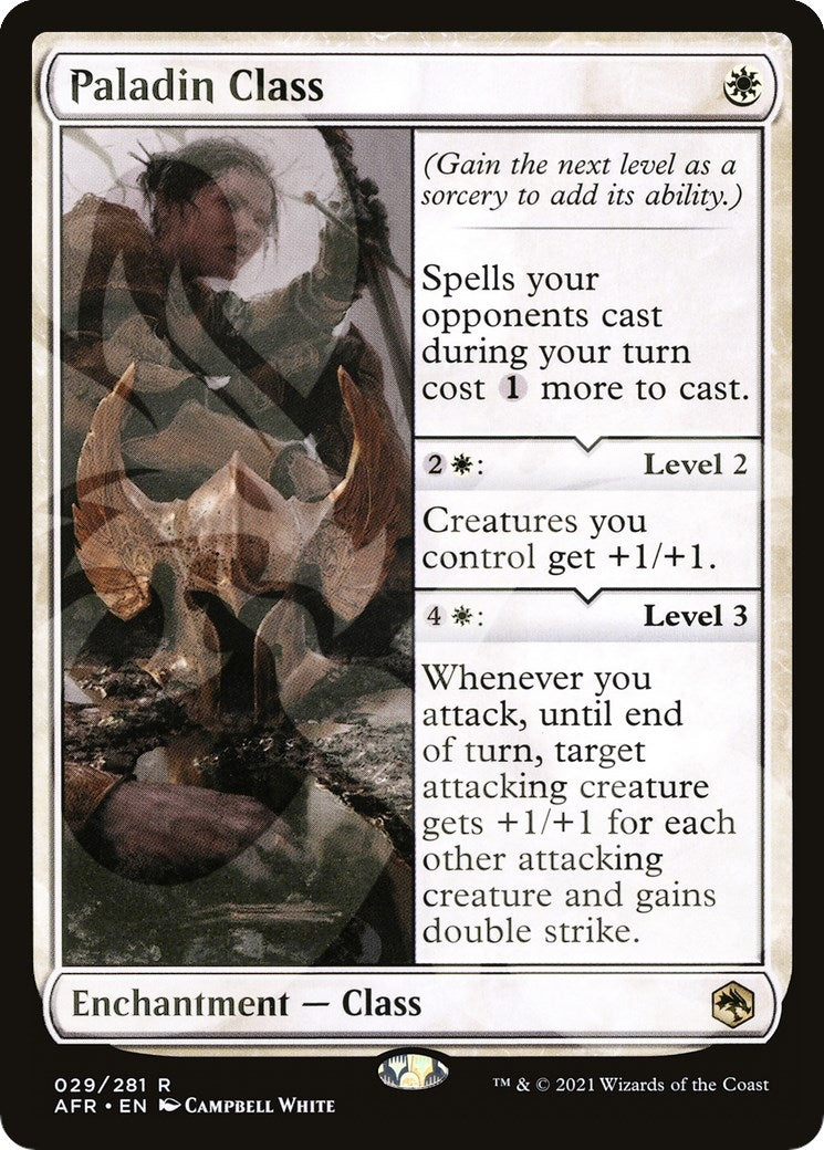 Image for Paladin Class (AFR Ampersand Promos) (29) - Magic: The Gathering