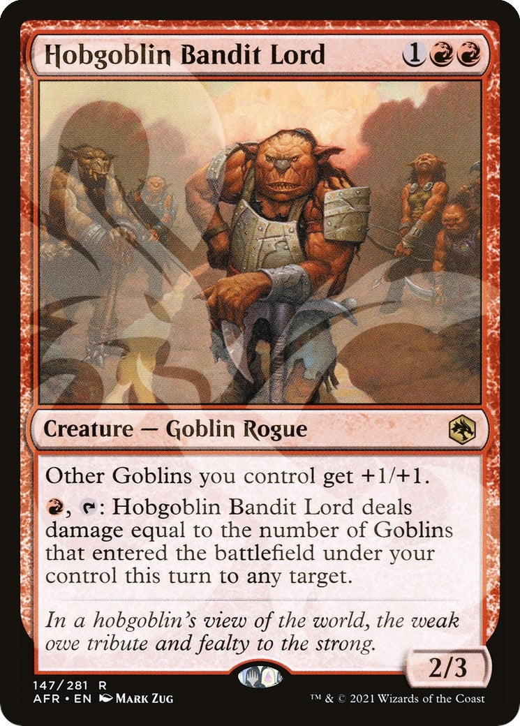 Image for Hobgoblin Bandit Lord (AFR Ampersand Promos) (147) - Magic: The Gathering