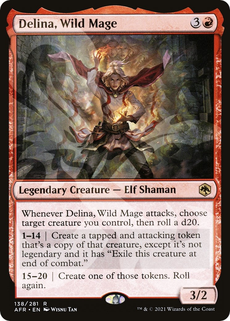 Image for Delina, Wild Mage (AFR Ampersand Promos) (138) - Magic: The Gathering