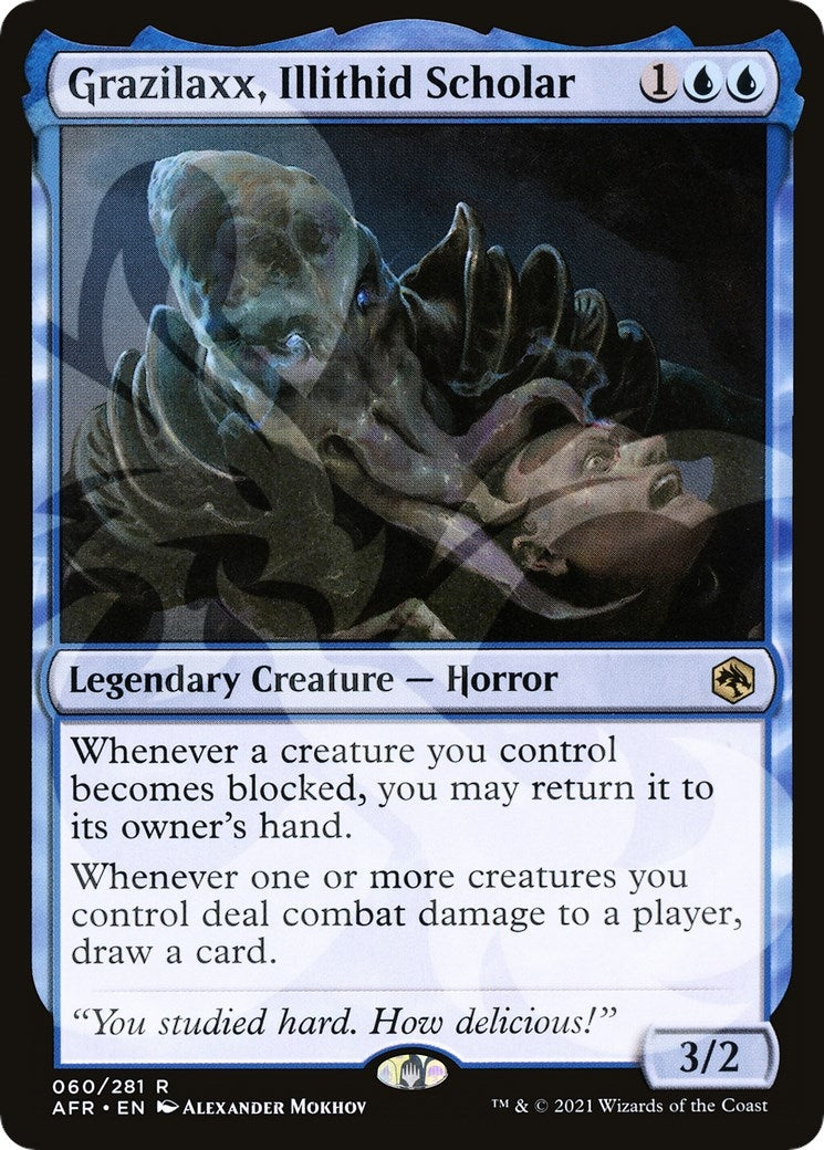 Image for Grazilaxx, Illithid Scholar (AFR Ampersand Promos) (60) - Magic: The Gathering