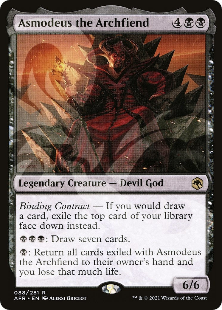 Image for Asmodeus the Archfiend (AFR Ampersand Promos) (88) - Magic: The Gathering
