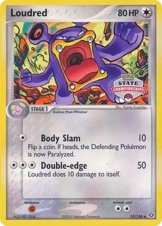 Image for Loudred 35/106 (State Championships) (League & Championship Cards) (035/106) - Pokemon