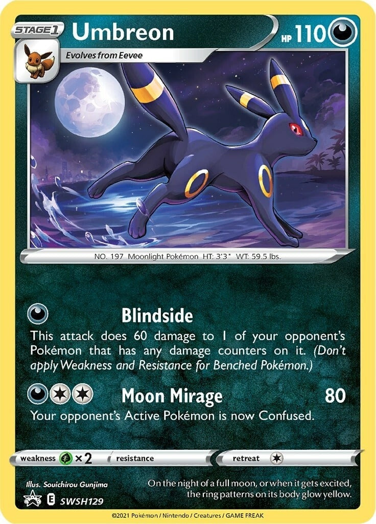 Image for Umbreon - SWSH129 (SWSH: Sword & Shield Promo Cards) (SWSH129) - Pokemon