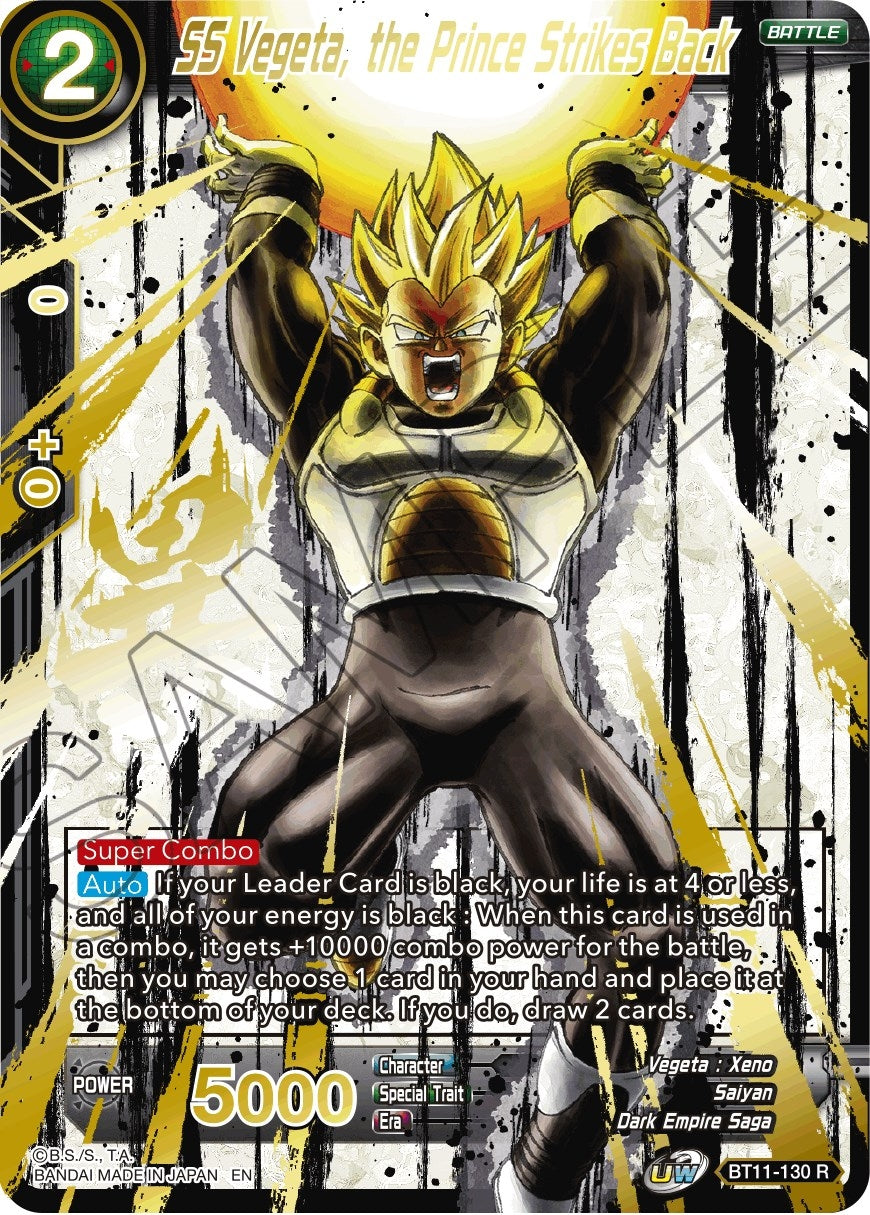Image for SS Vegeta, the Prince Strikes Back (Alternate Art) (Special Anniversary Set 2021) (BT11-130) - Dragon Ball Super: Masters