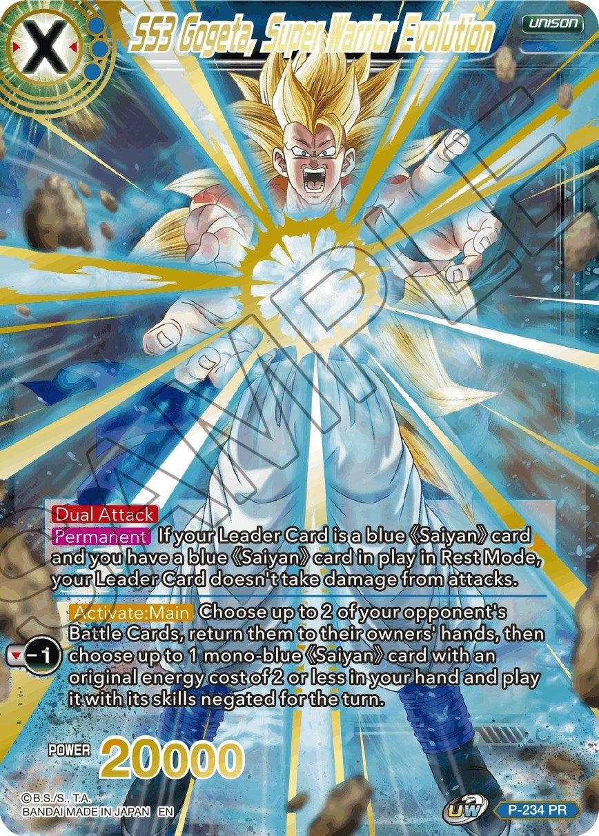 Image for SS3 Gogeta, Super Warrior Evolution (Alternate Art) (Special Anniversary Set 2021) (P-234) - Dragon Ball Super: Masters