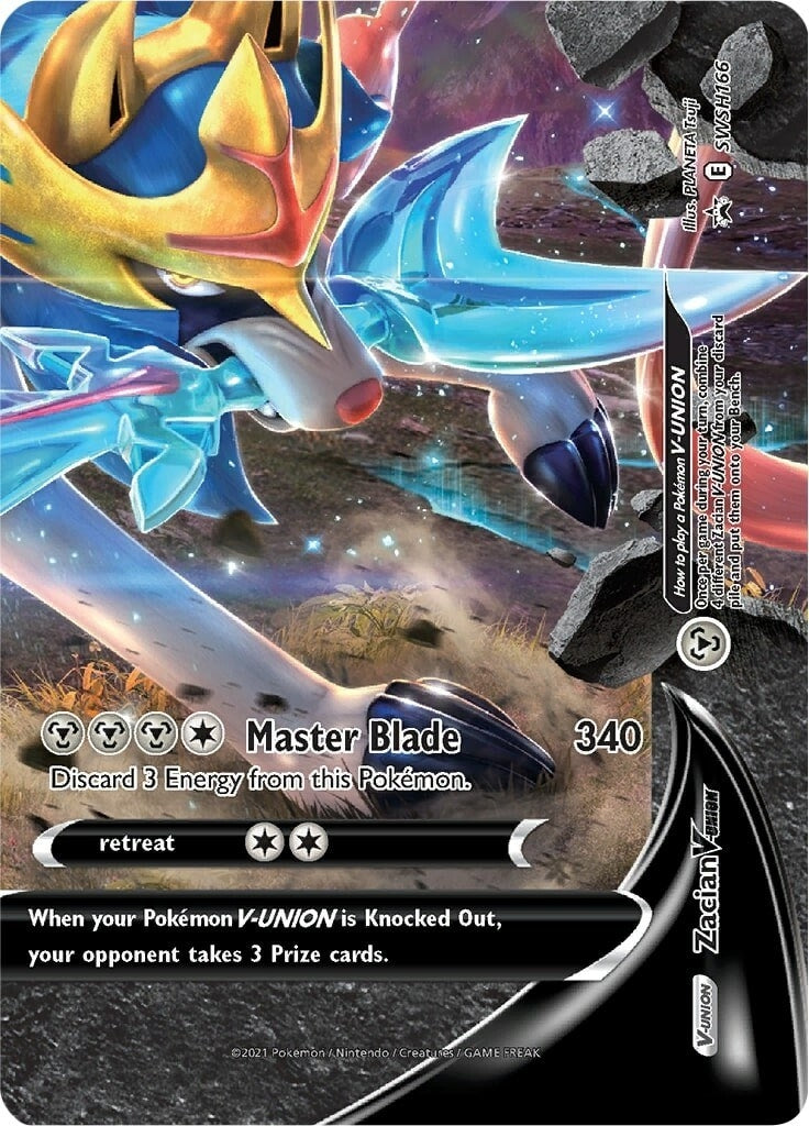 Image for Zacian V-UNION - SWSH166 (SWSH: Sword & Shield Promo Cards) (SWSH166) - Pokemon