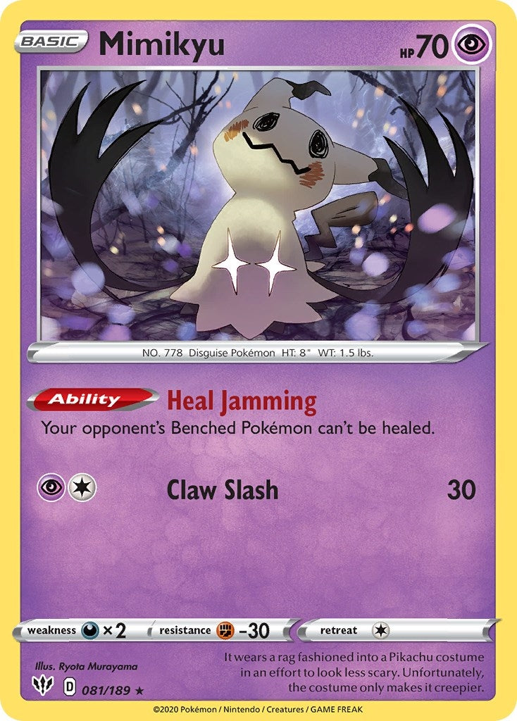 Image for Mimikyu - 081/189 (Cosmos Holo) (Miscellaneous Cards & Products) (081/189) - Pokemon