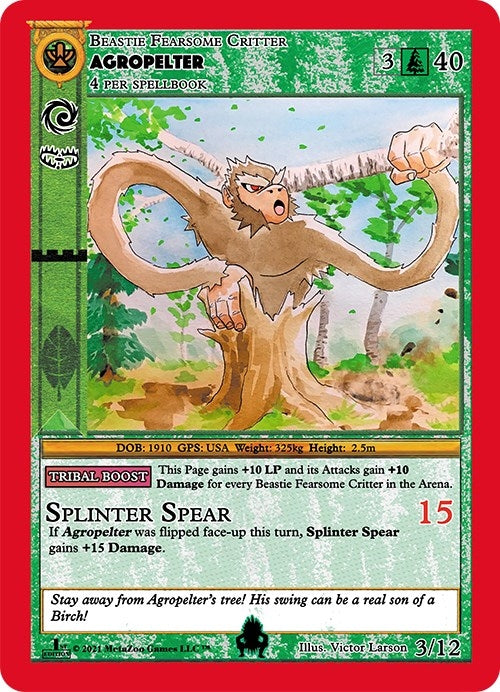 Image for Agropelter (Cryptid Nation: First Edition Tribal Theme Decks) (3) - MetaZoo