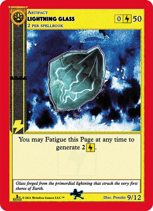 Image for Lightning Glass (Cryptid Nation: First Edition Tribal Theme Decks) (9) - MetaZoo