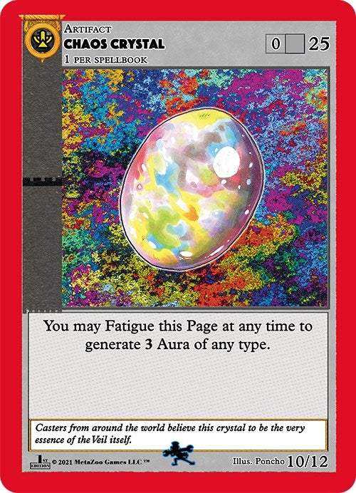 Image for Chaos Crystal (Dingbelle Ring Leader) (Cryptid Nation: First Edition Tribal Theme Decks) (10) - MetaZoo