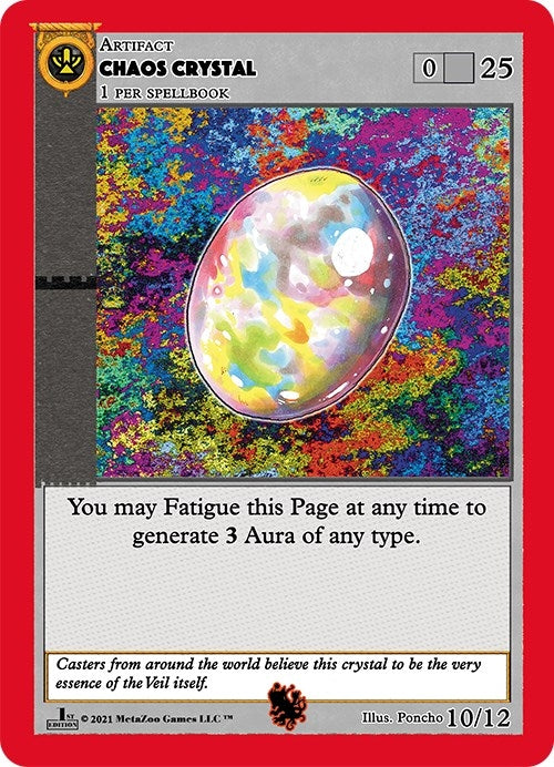 Image for Chaos Crystal (Hopkinsville Goblin King) (Cryptid Nation: First Edition Tribal Theme Decks) (10) - MetaZoo