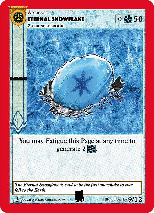 Image for Eternal Snowflake (Cryptid Nation: First Edition Tribal Theme Decks) (9) - MetaZoo