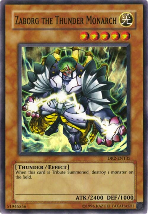 Image for Zaborg the Thunder Monarch (Dark Revelation Volume 2) (DR2-EN135) - YuGiOh