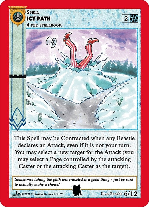 Image for Icy Path (Cryptid Nation: First Edition Tribal Theme Decks) (6) - MetaZoo