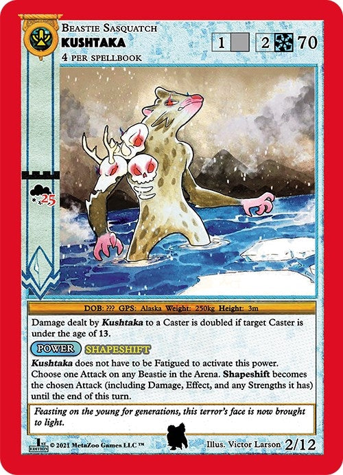 Image for Kushtaka (Cryptid Nation: First Edition Tribal Theme Decks) (2) - MetaZoo